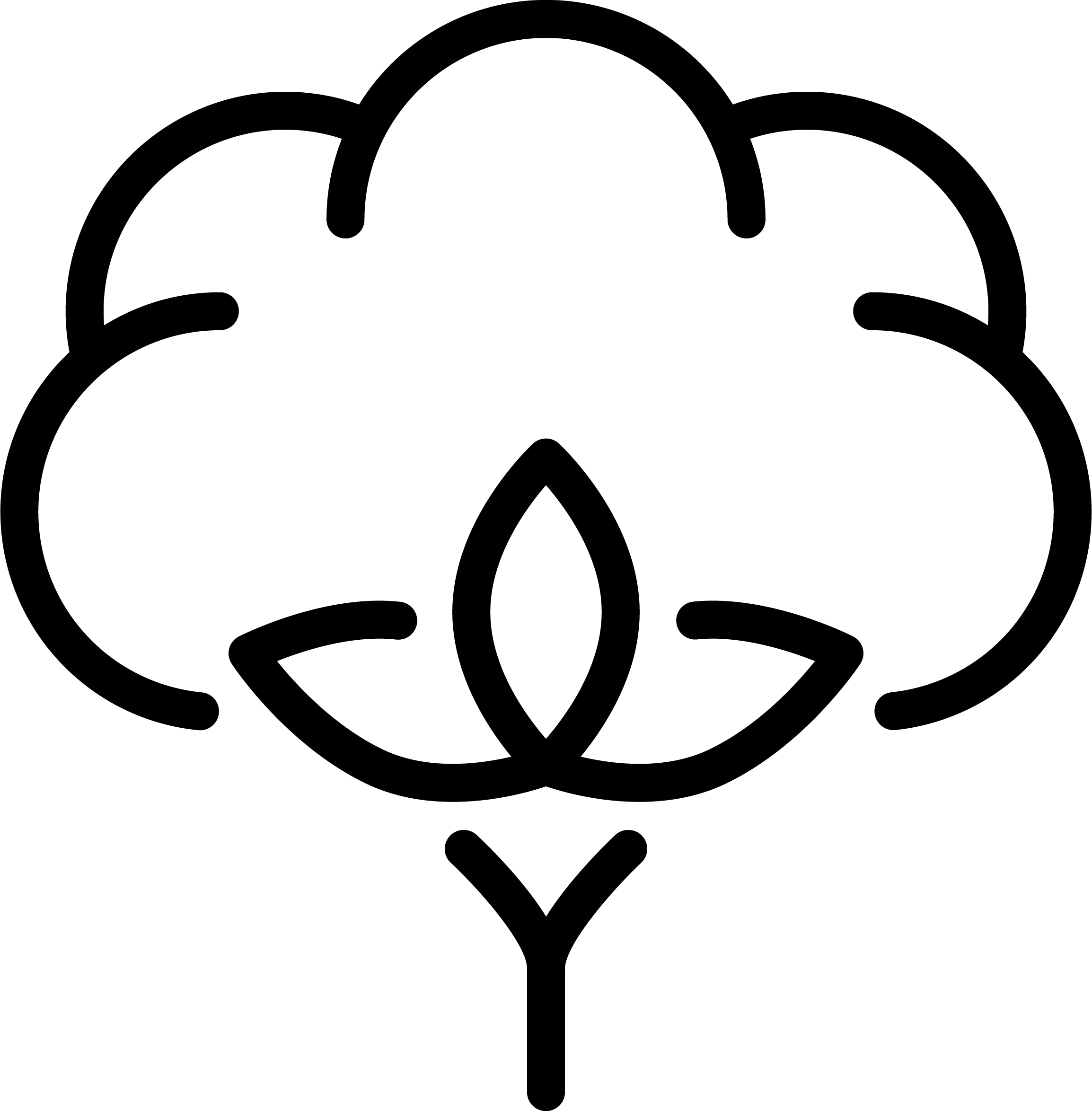 Icoon van 100% katoen, natuurlijke stretch