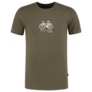 De Soigneur - Graphic -Font of Cycling Trekking - Legergroen