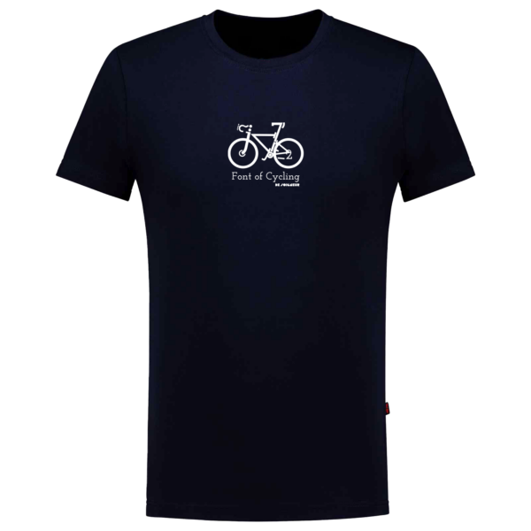 De Soigneur - Graphic -Font of Cycling Race - Inktblauw